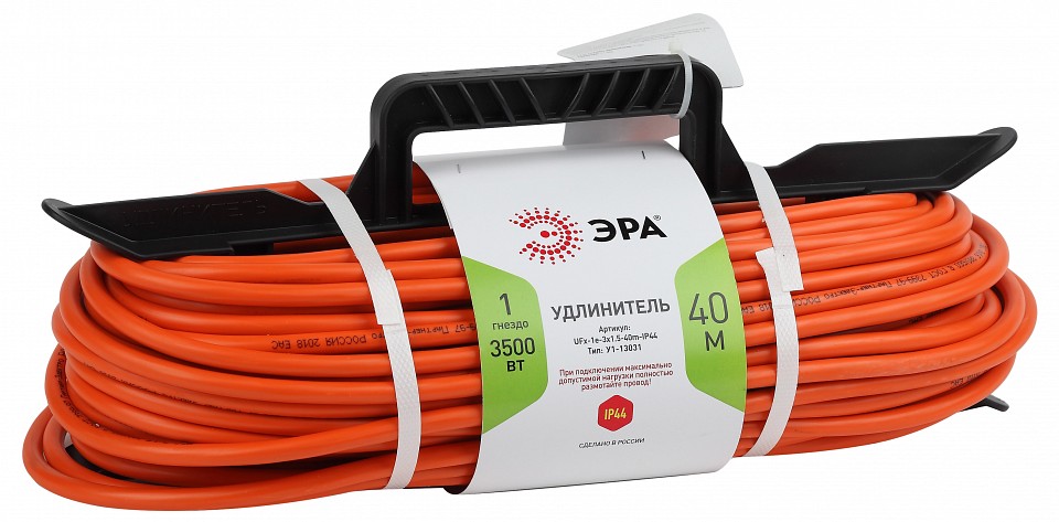 Удлинитель Эра  UFx-1e-3x1.5-40m