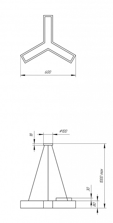 Подвесной светильник Эра Igrek Б0050566