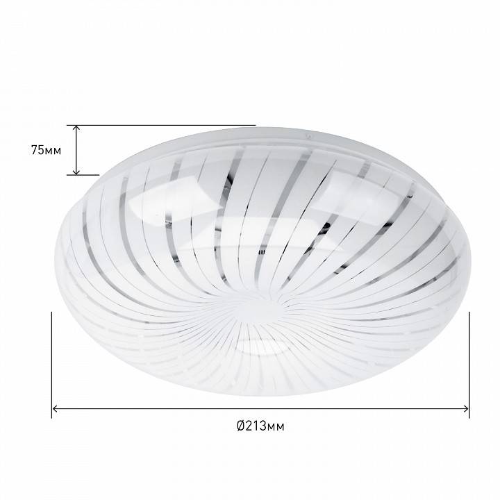 Светильник накладной ЭРА SPB-6 Meduza 12 Вт 6500 К SPB-6-12-6,5K Meduza
