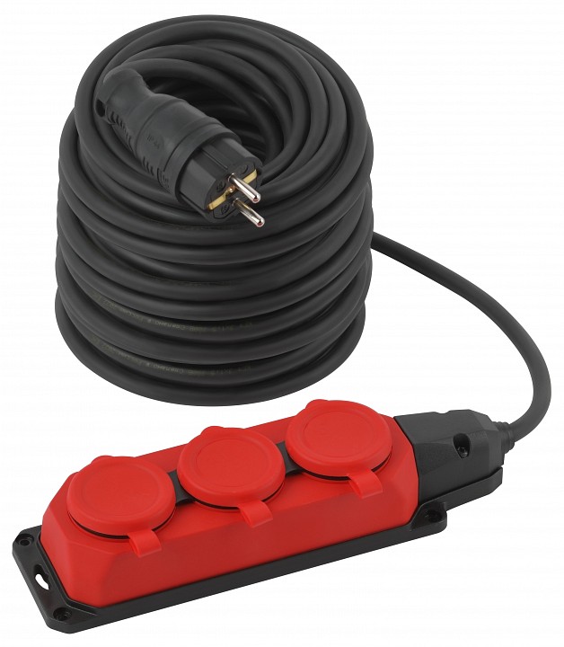 Удлинитель Эра  UK-3e-3x1,5-40m-IP44(KG)