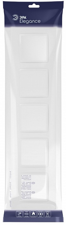 Рамка на 5 постов Эра Эра Elegance 14-5015-01