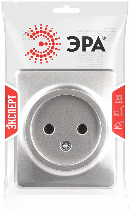 Розетка без заземления Эра Эра Эксперт 11-2201-03