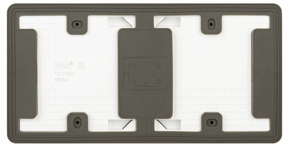 Блок с розеткой и выключателем Эра Эра Эксперт 11-7501-01