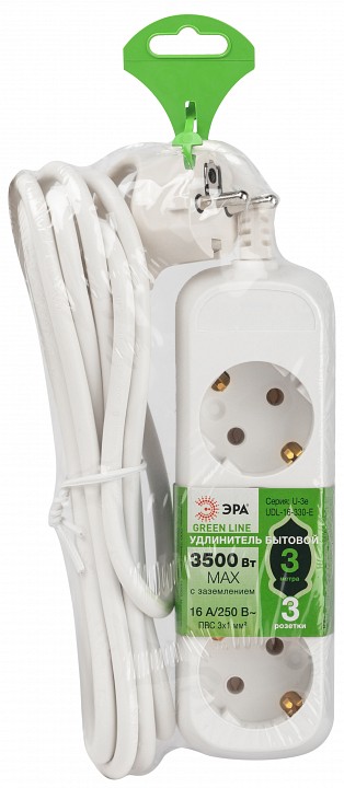 Удлинитель Эра  UDL-16-330-E