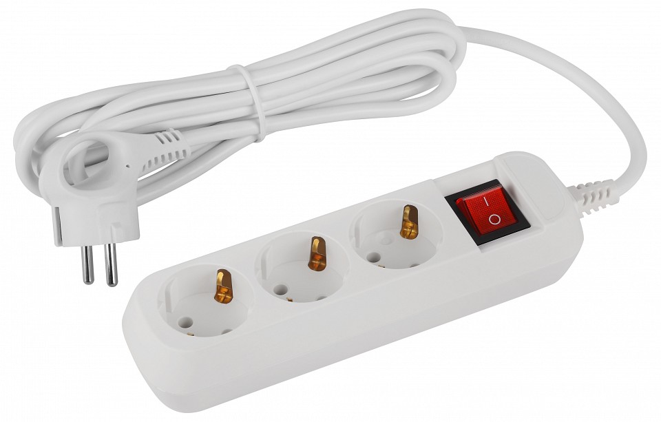 Удлинитель с выключателем Эра  UDL-16-330-ES