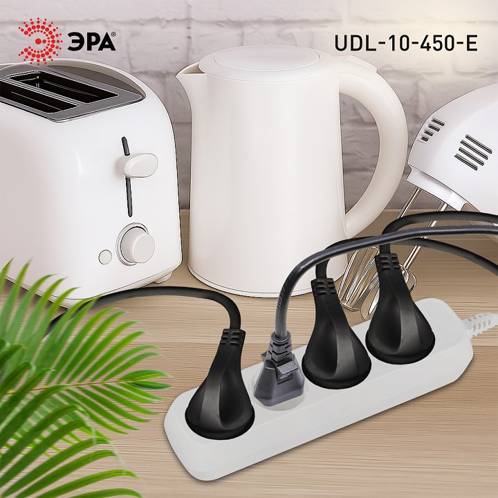 Удлинитель Эра  UDL-10-450-E