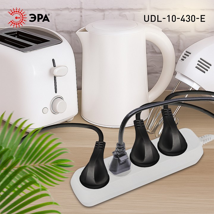 Удлинитель Эра  UDL-10-430-E