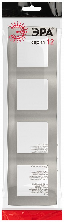 Рамка на 4 поста Эра Эра 12 12-5004-16