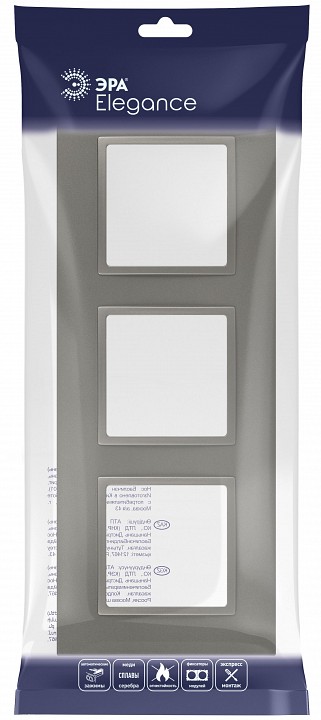 Рамка на 3 поста Эра Эра Elegance 14-5013-16