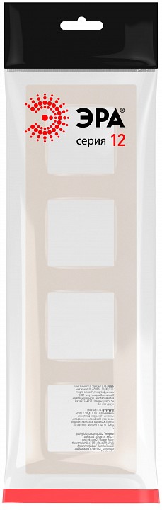 Рамка на 4 поста Эра Эра 12 12-5204-15