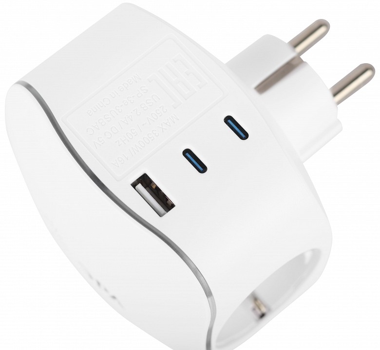 Разветвитель Эра  SP-3e-3USBAC-W