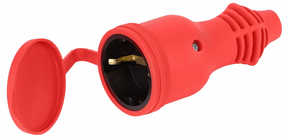 Розетка с заземлением Эра  RX11-R-IP44