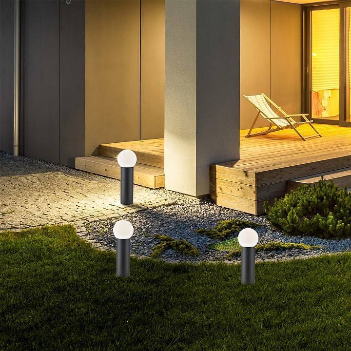 Наземный низкий светильник Escada 30001 30001G/01