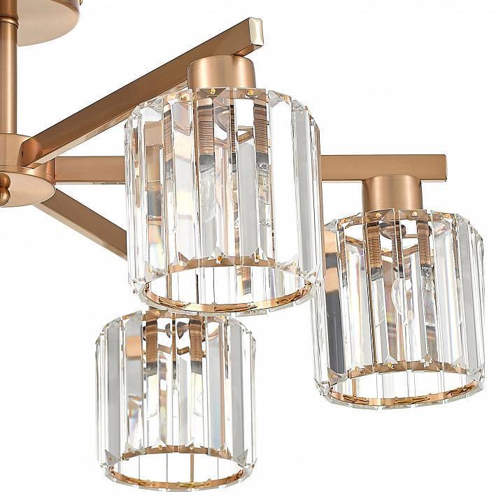 Люстра на штанге Escada Adorn 692/6P Copper
