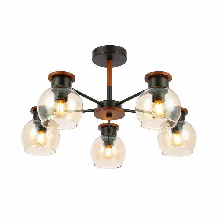 Люстра на штанге EVOLUCE Rasco 5 ламп E27 SLE108102-05