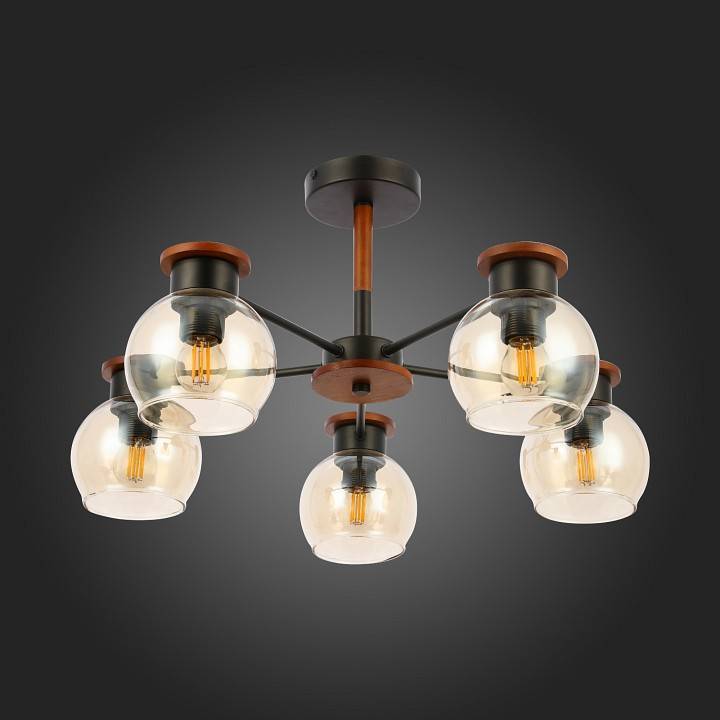 Люстра на штанге EVOLUCE Rasco 5 ламп E27 SLE108102-05