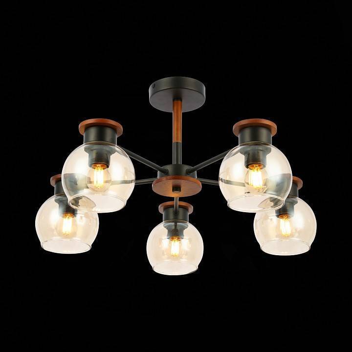 Люстра на штанге EVOLUCE Rasco 5 ламп E27 SLE108102-05