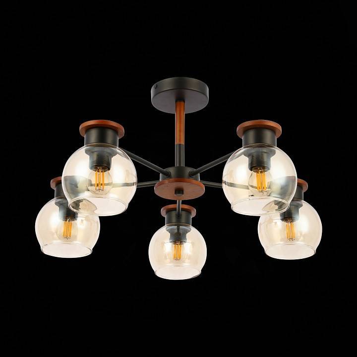 Люстра на штанге EVOLUCE Rasco 5 ламп E27 SLE108102-05