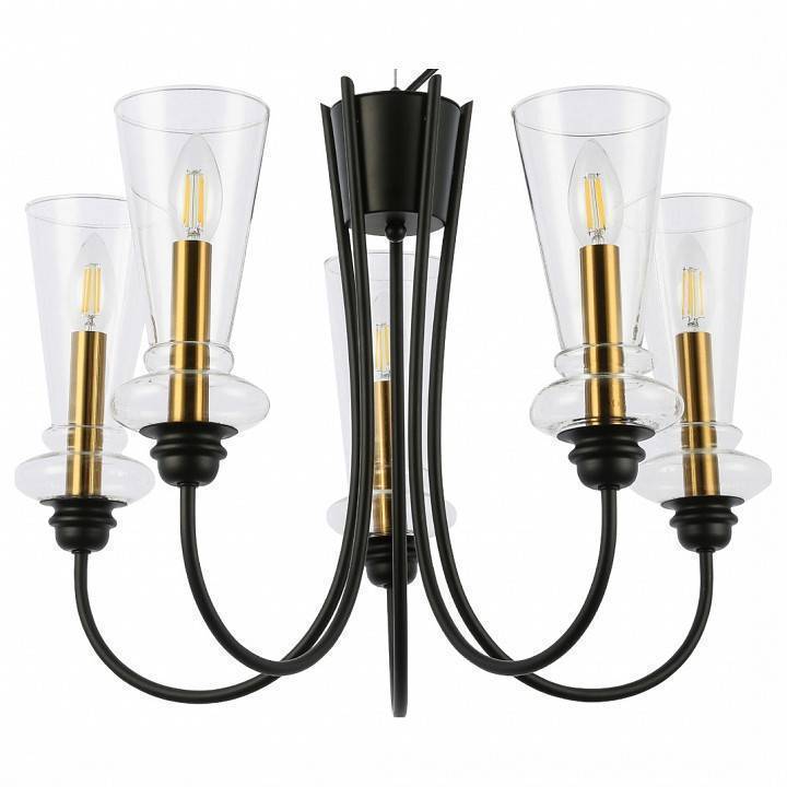 Подвесная люстра EVOLUCE Rammo 5 ламп SLE112403-05