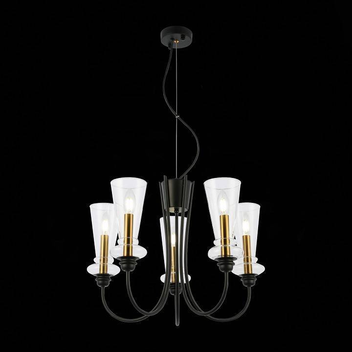 Подвесная люстра EVOLUCE Rammo 5 ламп SLE112403-05