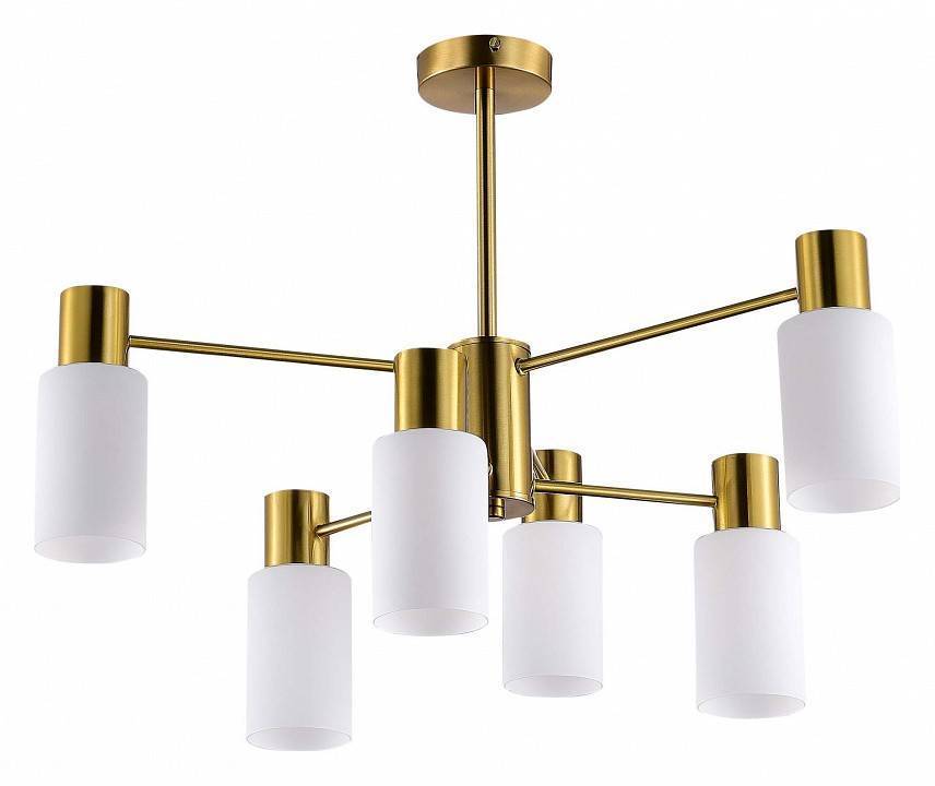 Люстра на штанге EVOLUCE Gessi 6 ламп SLE1139-302-06