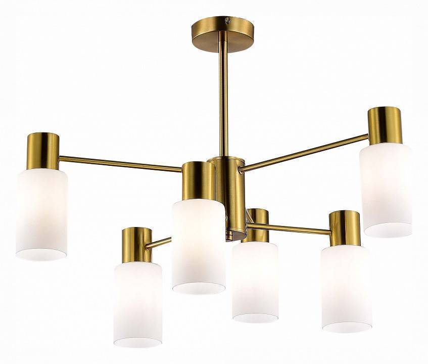 Люстра на штанге EVOLUCE Gessi 6 ламп SLE1139-302-06