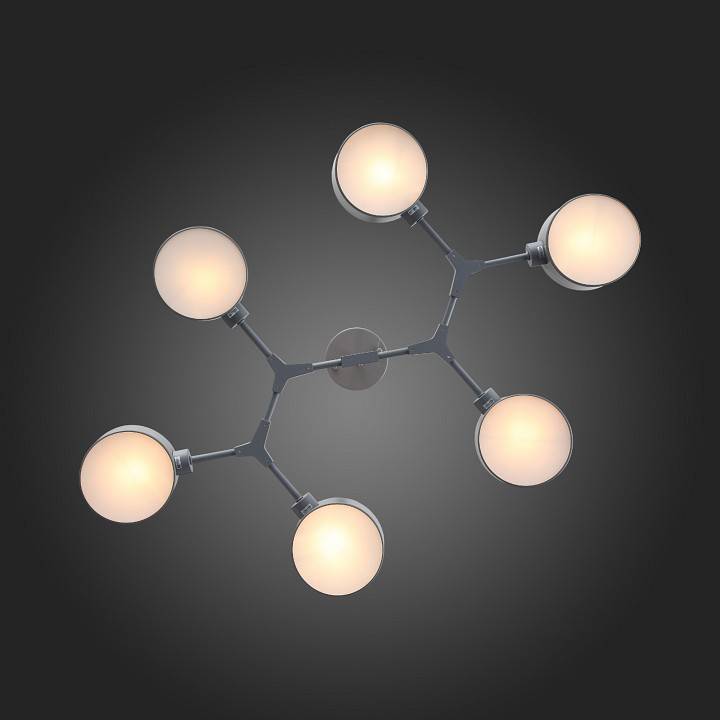 Люстра на штанге EVOLUCE Gimento 6 ламп SLE183702-06