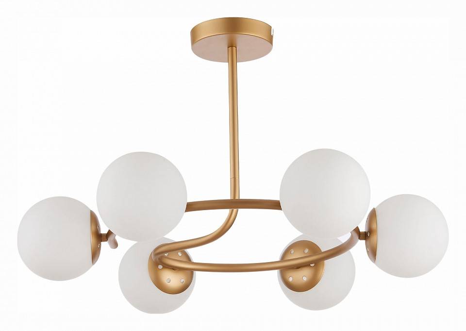 Люстра на штанге EVOLUCE Calabria 6 ламп SLE220602-06