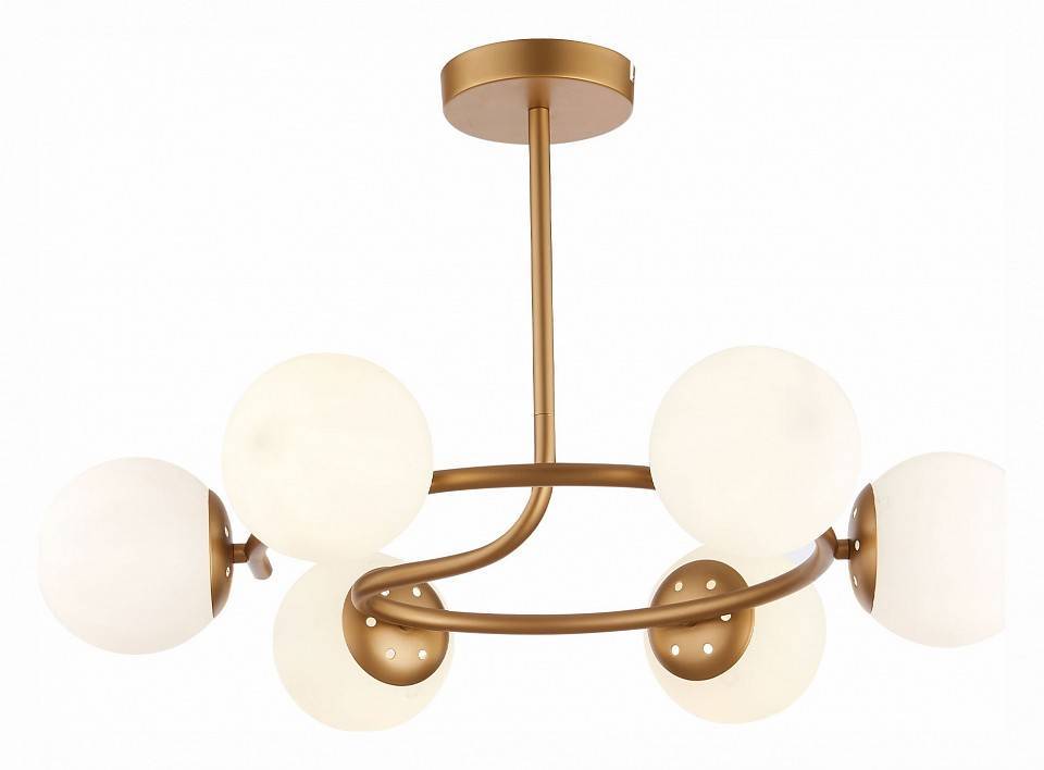 Люстра на штанге EVOLUCE Calabria 6 ламп SLE220602-06