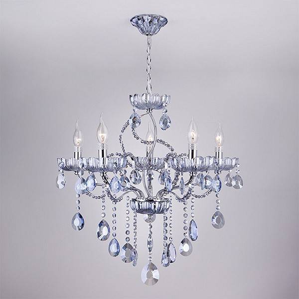 Подвесная люстра Eurosvet Darfina 3015/5 хром Strotskis 3015/5