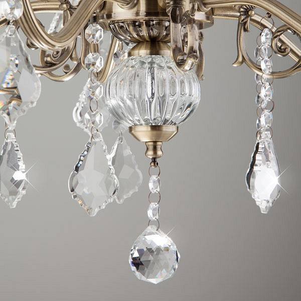 Подвесная люстра Eurosvet Elisha 3281/5 античная бронза Strotskis 3281/5