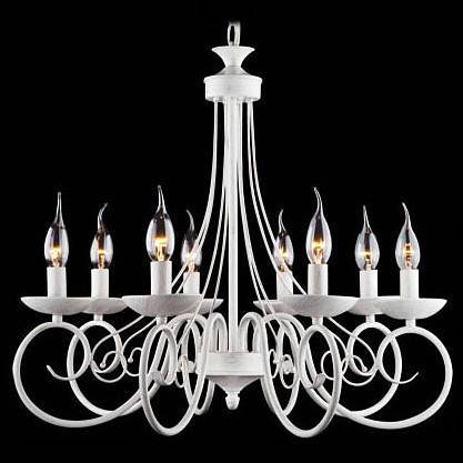 Подвесная люстра Eurosvet Provence 22404/8 белый с золотом 22404/8