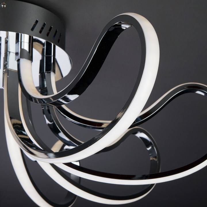 Потолочная люстра Eurosvet Lilium 90079/8 хром 80 Вт 90079/8