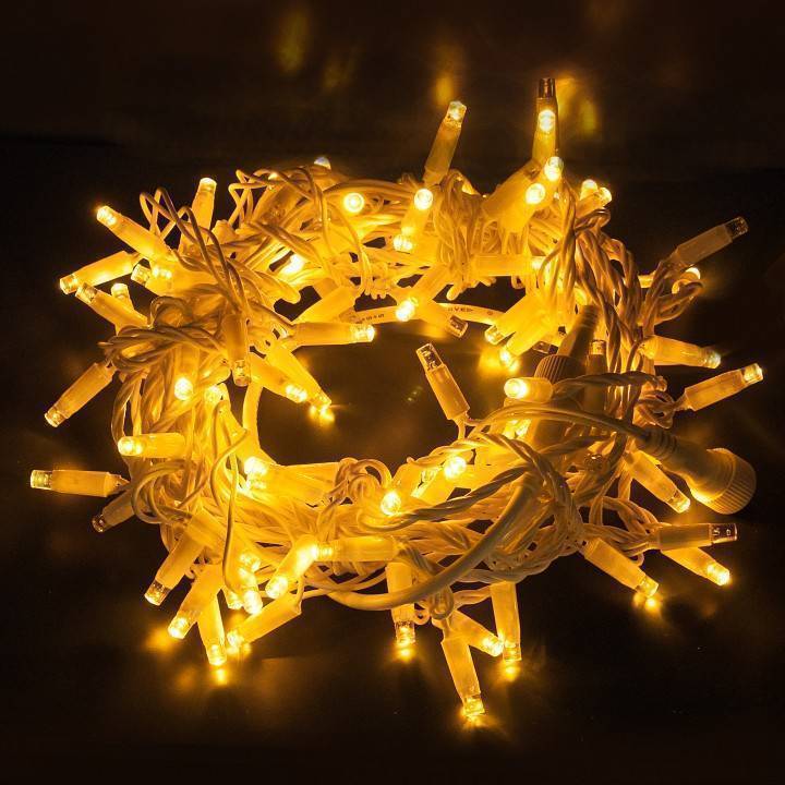 Гирлянда Нить Eurosvet 400-102 теплый белый 20 м IP65 400-102