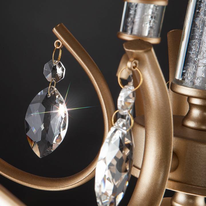 Подвесная люстра Eurosvet Alcamo 60103/5 перламутровое золото 60103/5