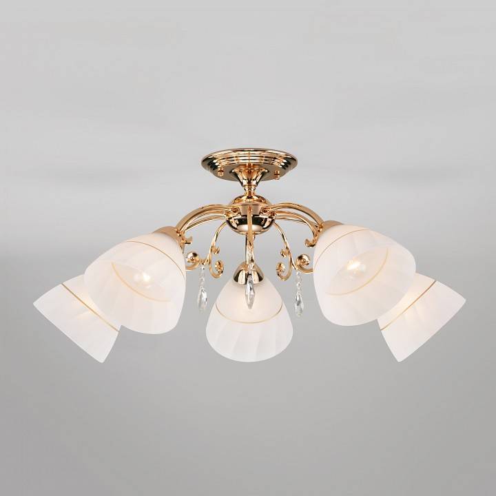Потолочная люстра Eurosvet Camilla золото 30156/5