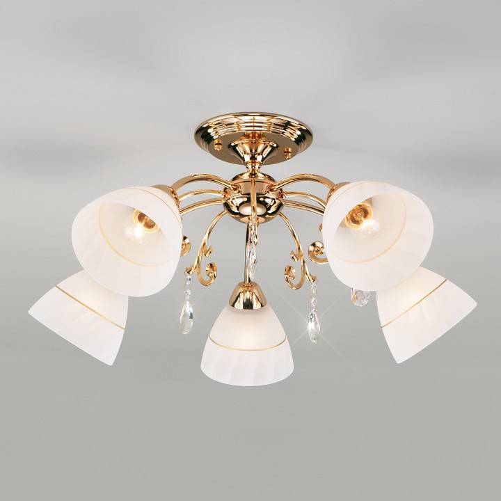 Потолочная люстра Eurosvet Camilla золото 30156/5