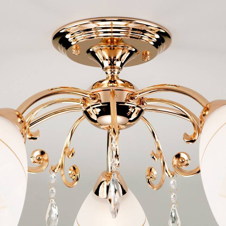 Потолочная люстра Eurosvet Camilla золото 30156/5