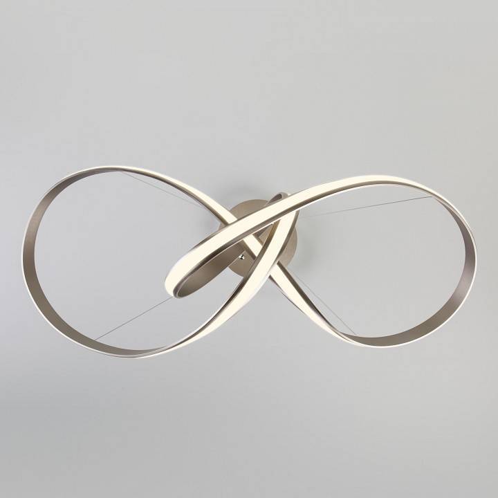 Подвесной светильник Eurosvet Kink 90174/1 сатин-никель 42W