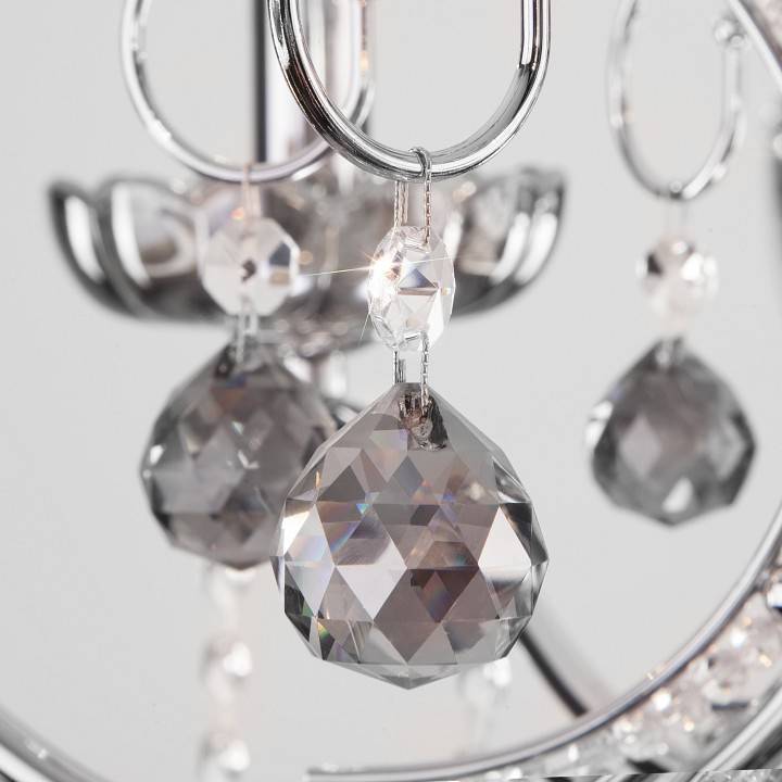 Подвесная люстра Eurosvet Brezza хром Strotskis 10107/8