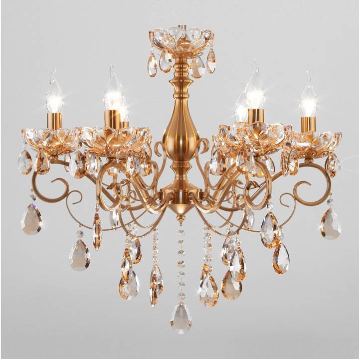 Подвесная люстра Eurosvet Escada 10109/6 бронза Strotskis 10109/6