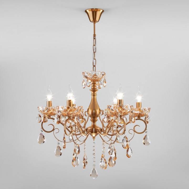 Подвесная люстра Eurosvet Escada 10109/6 бронза Strotskis 10109/6