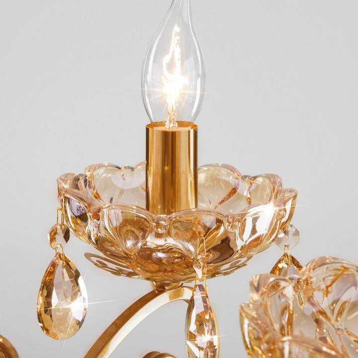 Подвесная люстра Eurosvet Escada 10109/6 бронза Strotskis 10109/6