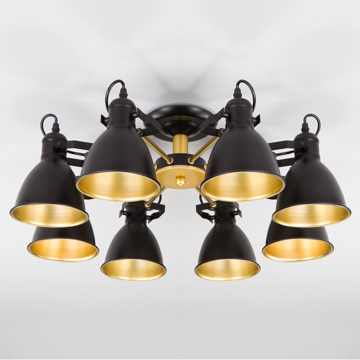 Люстра на штанге Eurosvet Denley 70112/8 черный