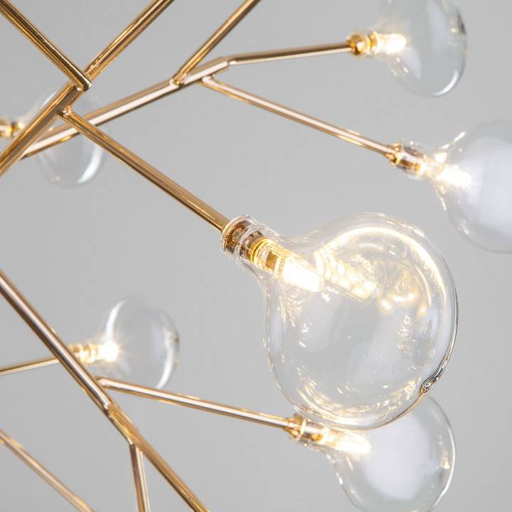 Подвесная люстра Bogates Lamella золото 564