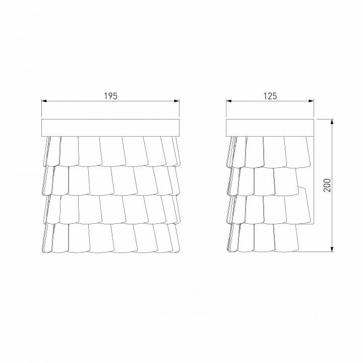 Накладной светильник Bogates Corazza 317