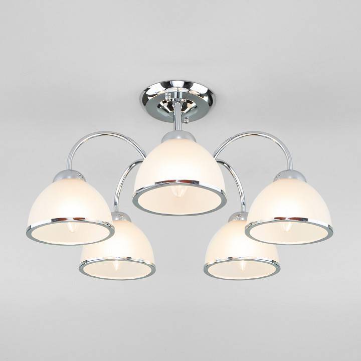 Люстра на штанге Eurosvet Shanon 30174/5 хром 30174/5