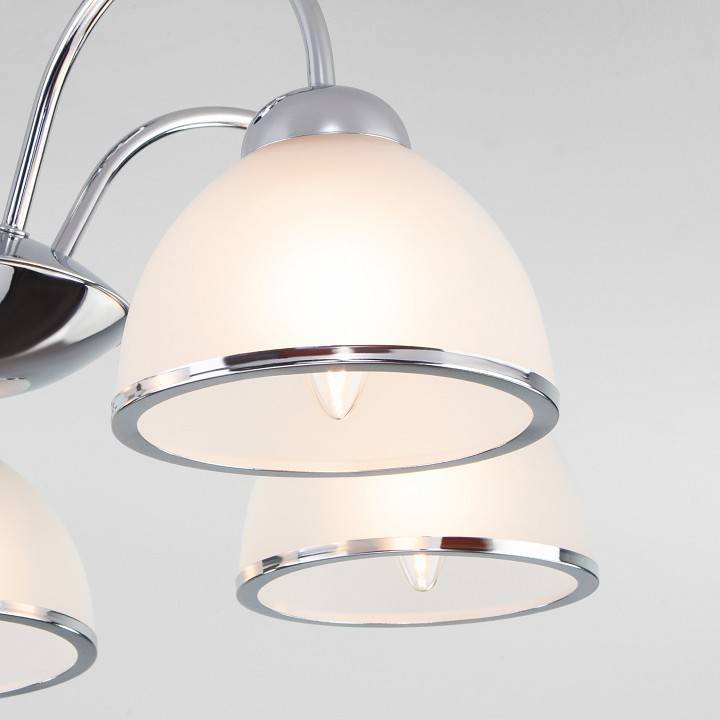 Люстра на штанге Eurosvet Shanon 30174/5 хром 30174/5