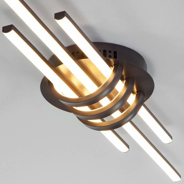 Потолочный светодиодный светильник Eurosvet Skyline 90243/3 кофе 90243/3