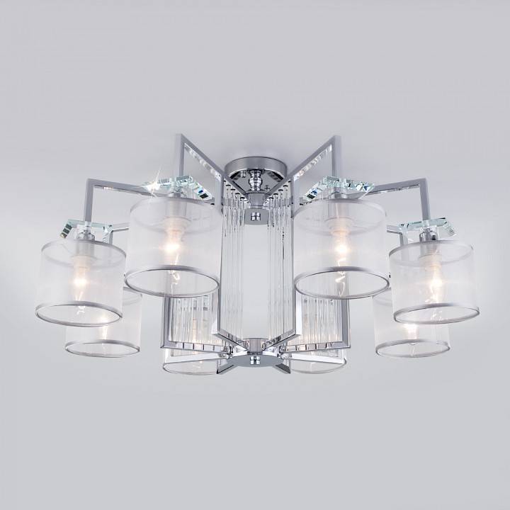 Люстра на штанге Eurosvet Fargo Smart хром 60123/8